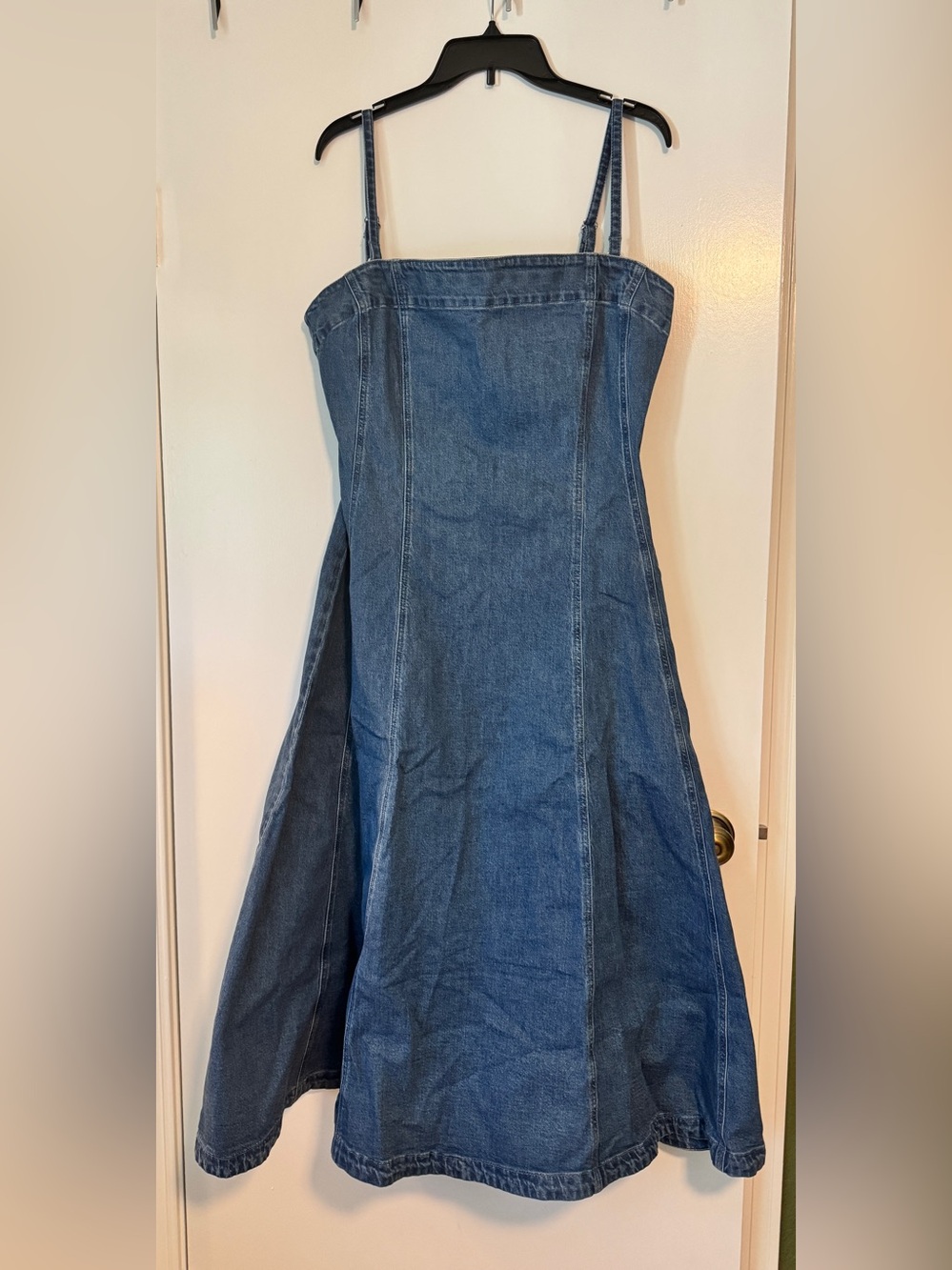 NWT Gap Denim midi dress size large tall
